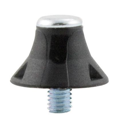 Football Stud (13mm/16mm) - Steel Tip - Black