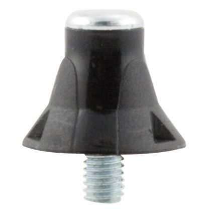 Football Stud (13mm/16mm) - Steel Tip - Black