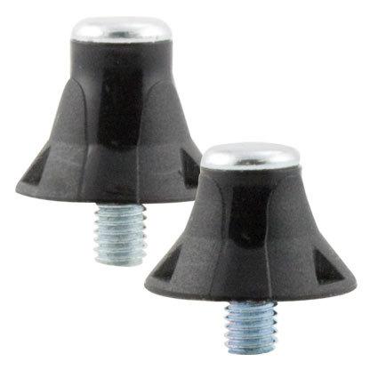 Football Stud (13mm/16mm) - Steel Tip - Black