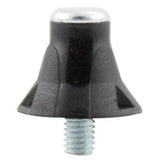Football Stud (13mm/16mm) - Steel Tip - Black