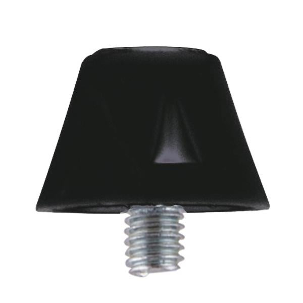American Football Stud (1/2") | Black/Steel Tip