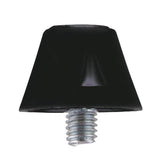 American Football Stud (1/2") | Black/Steel Tip